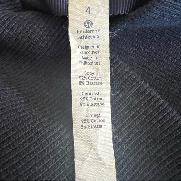 LULULEMON Belle Wrap Asymmetrical Sweatshirt French Terry - Picture 5 of 5